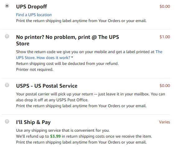 How to return items on Amazon