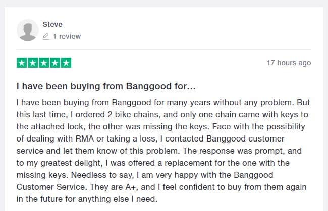 reviews for Banggood dropshipping