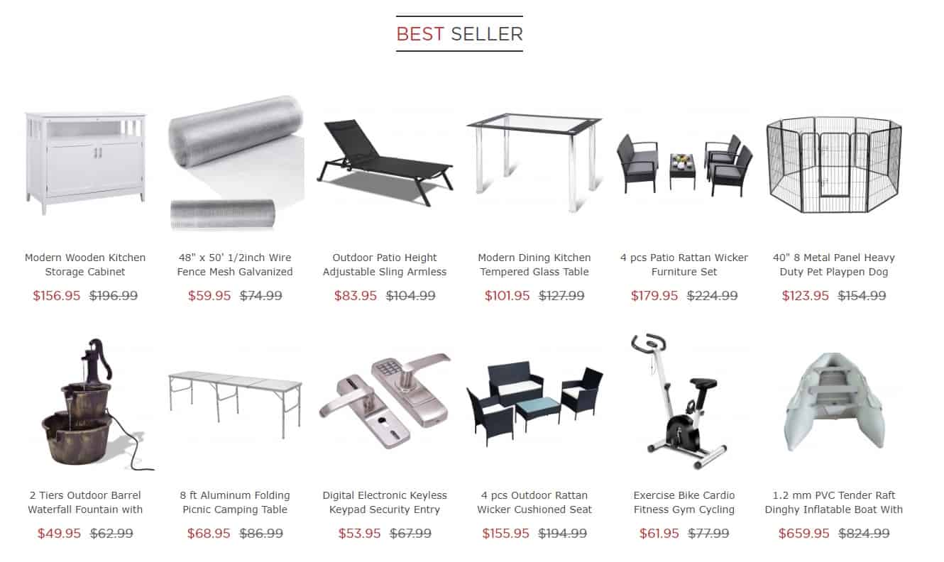 best seller costway products