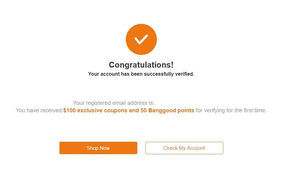 The "welcome" Banggood coupons