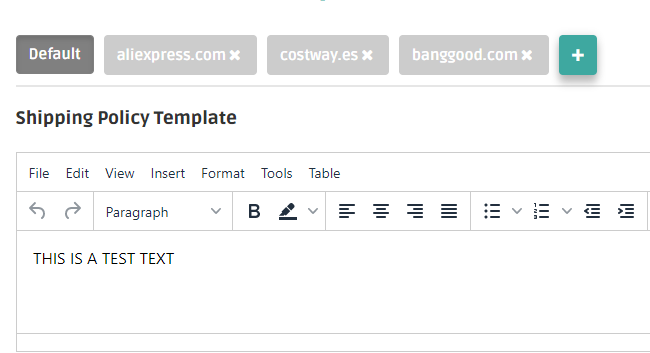 DSm Tool shipping template 