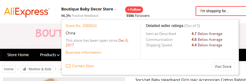 always check AliExpress supplier reviews