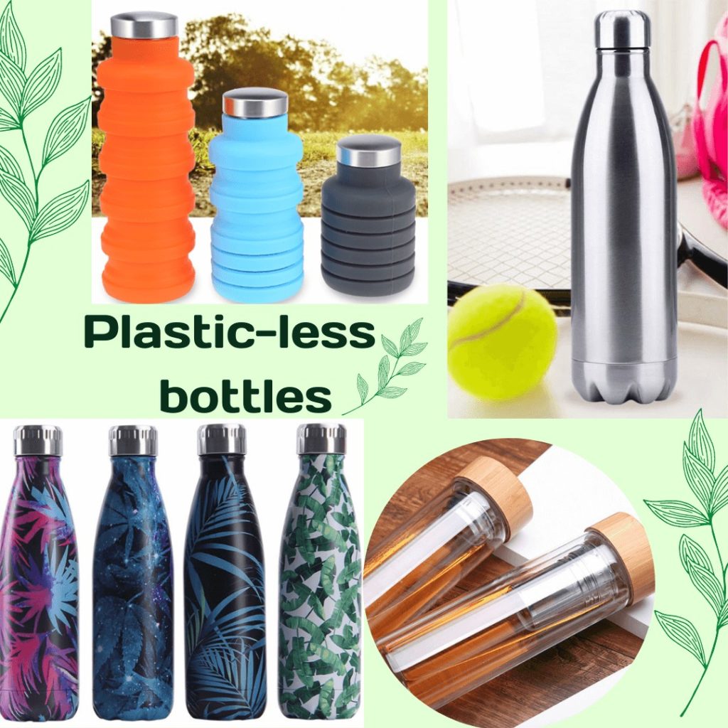 Plastic-less bottles for eco dropshipping