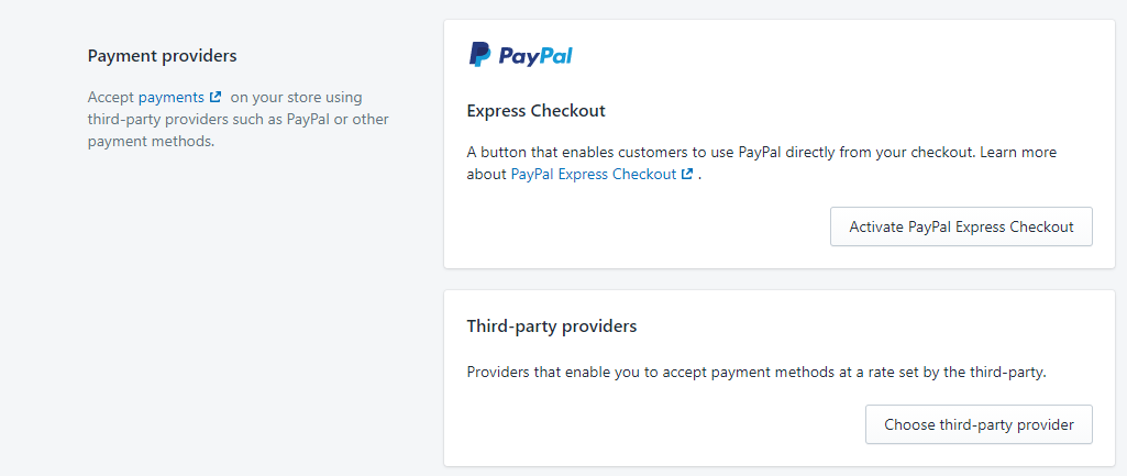 PayPal account for starting a Shopify dropshipping 