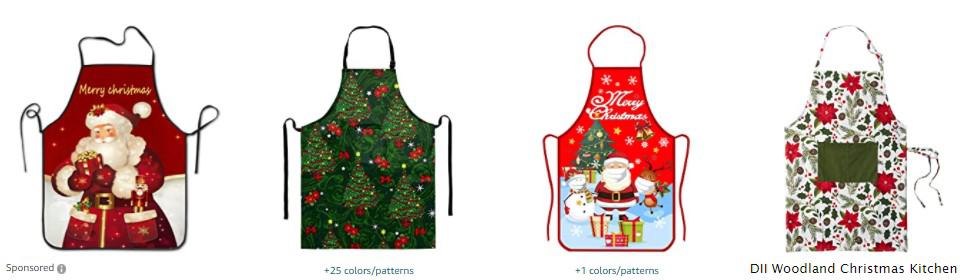 aprons to sell on Christmas
