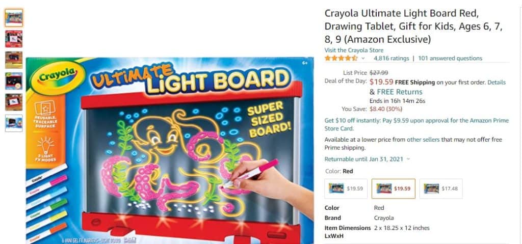 Dropshippping Christmas best selling toys example 