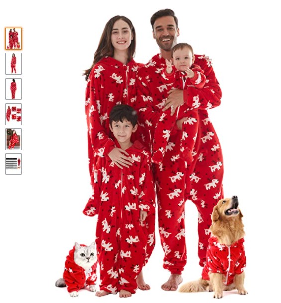 Christmas family pajama as a Chrsitmas dropshipping product idea