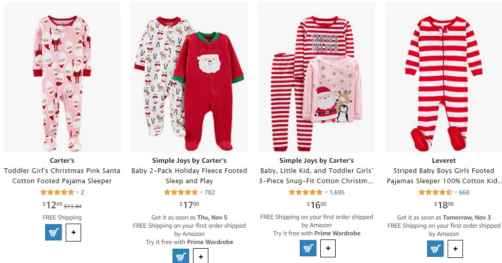 toddler sleeper as a product to sell on Christmas