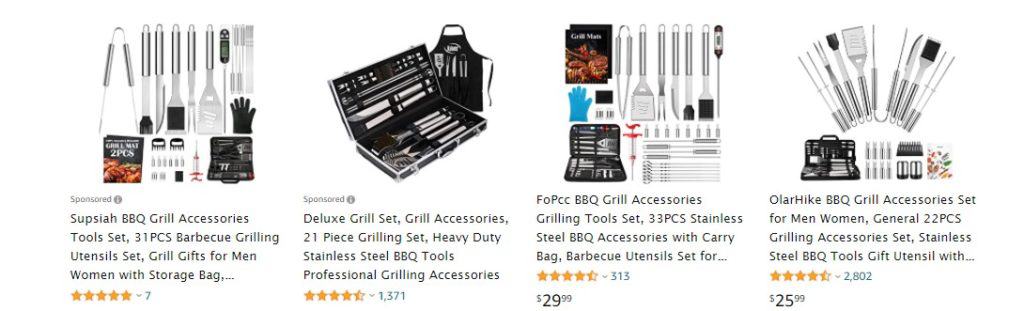 BBQ gift set for dropshipping on Father's Day 2021 