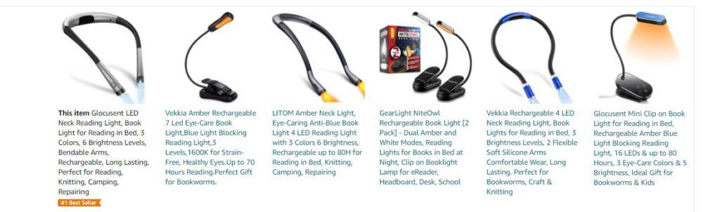 Reading light - a product idea for dropshipping on Father's Day 