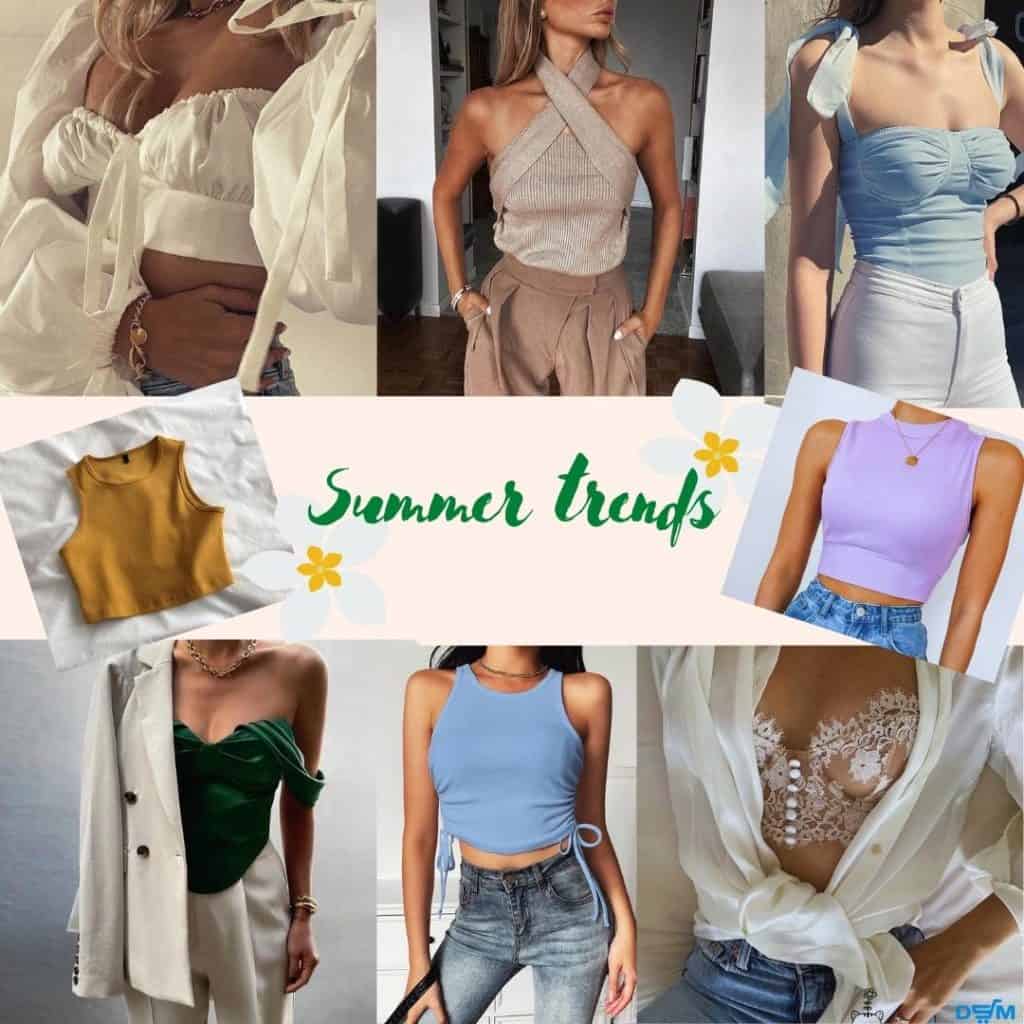 Tops are one of the most trending summer items in 2021