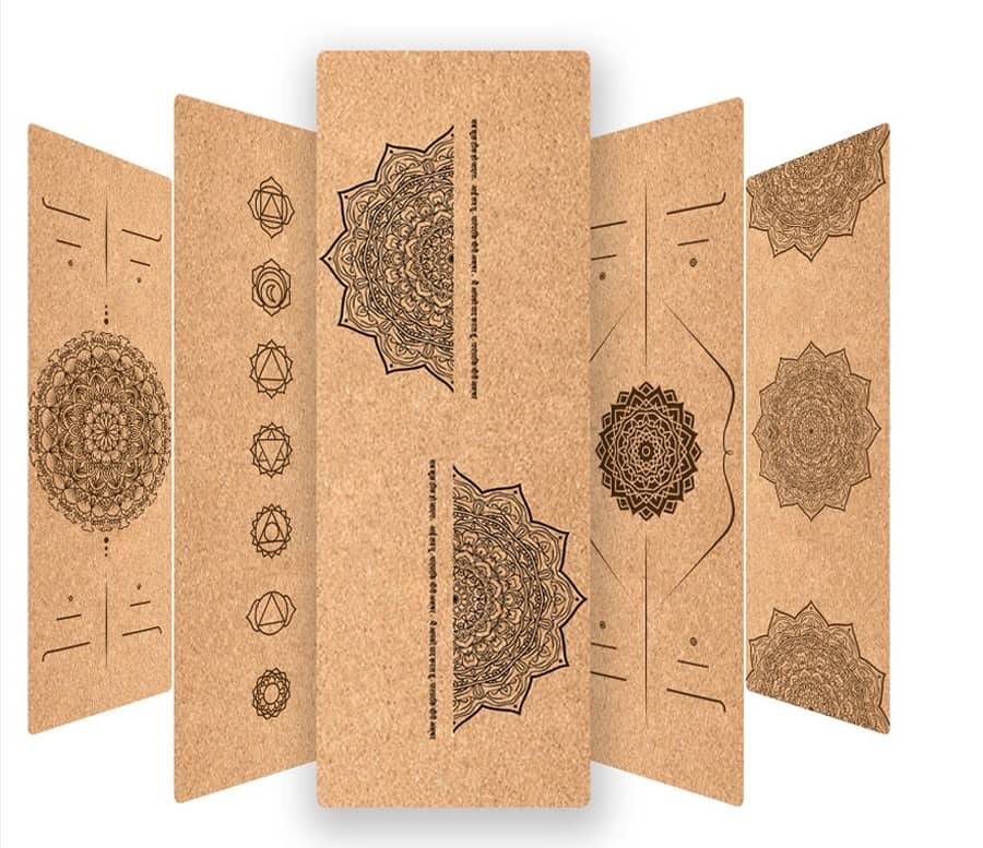Cork yoga mats as eco-friendly products 