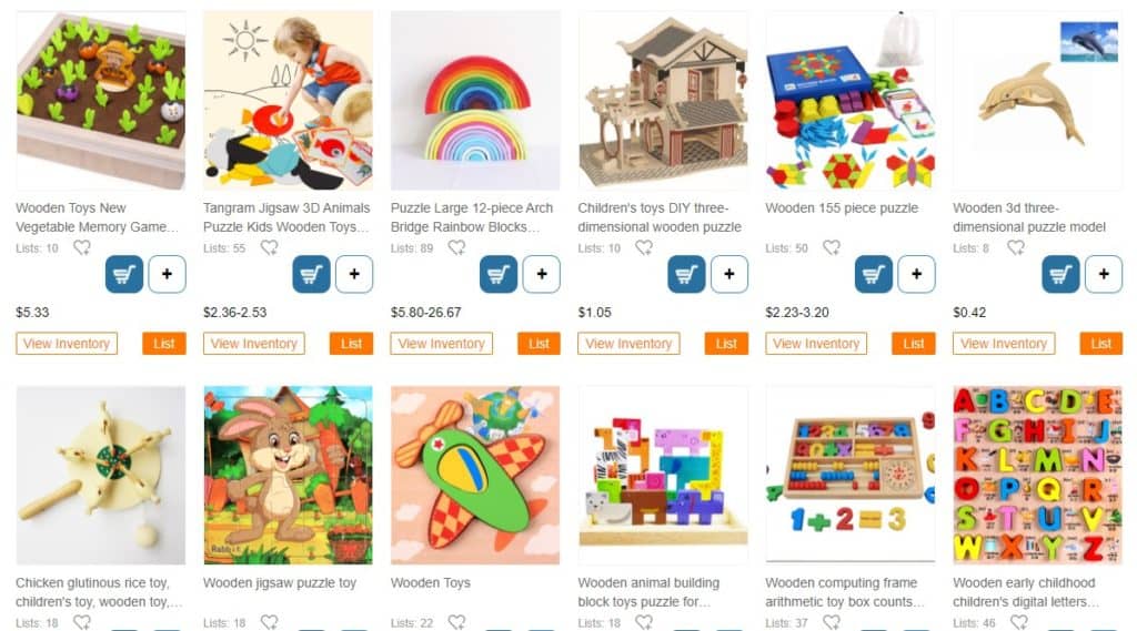 Wooden toys for eco dropshipping 