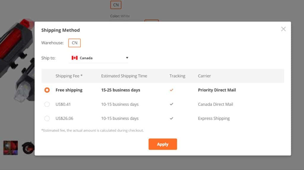 dropshipping from China to Canada with Banggood 