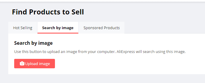 how to search by image in aliexpress