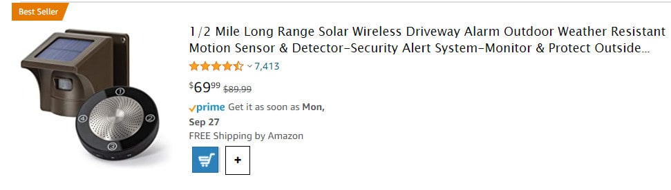 home security items from Amazon 