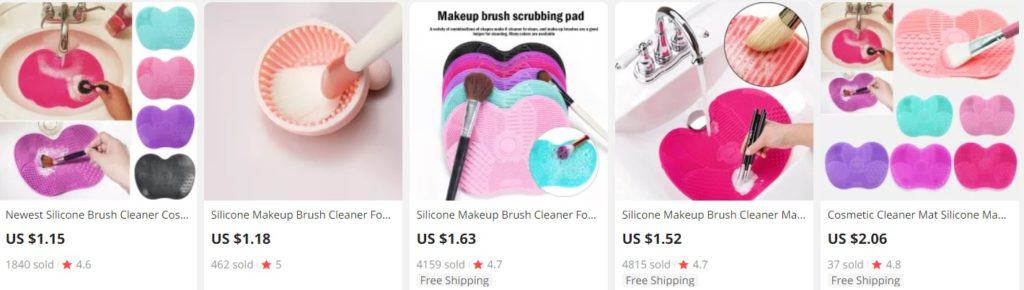 Brush cleaners for beauty dropshipping stores