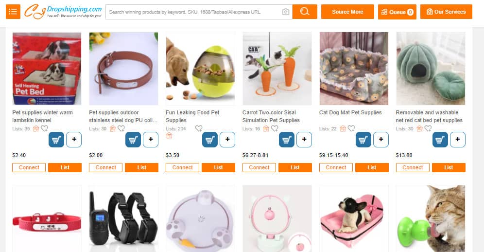 Pet supplies clearance dropshipping