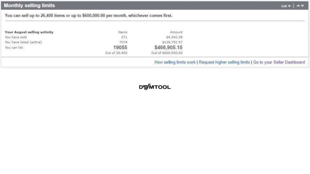 ebay selling limits for ebay sellers 
