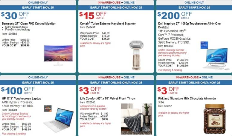 Black friday top selling products to dropship from Costco 