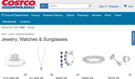 Jewelry as St Valentine's products to sell online 