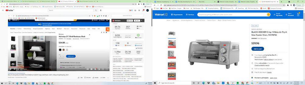 choosing a product for dropshipping from Walmart to eBay 