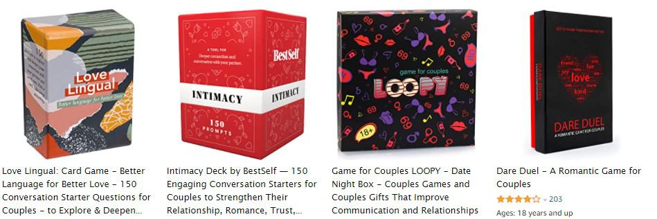 Game for Couples LOOPY - Date Night Box - Couples Games and Couples Gifts  That Improve Communication and Relationships