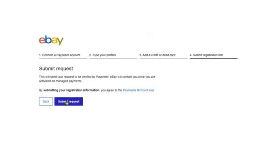 setting ebay managed payments