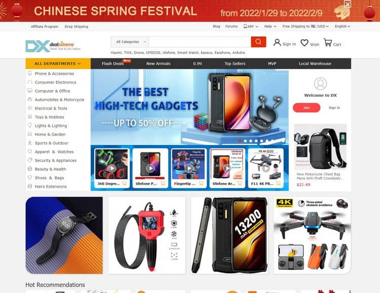 DealExtreme as Aliexpress competitor 