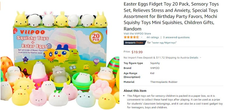 easter dropshipping product example 