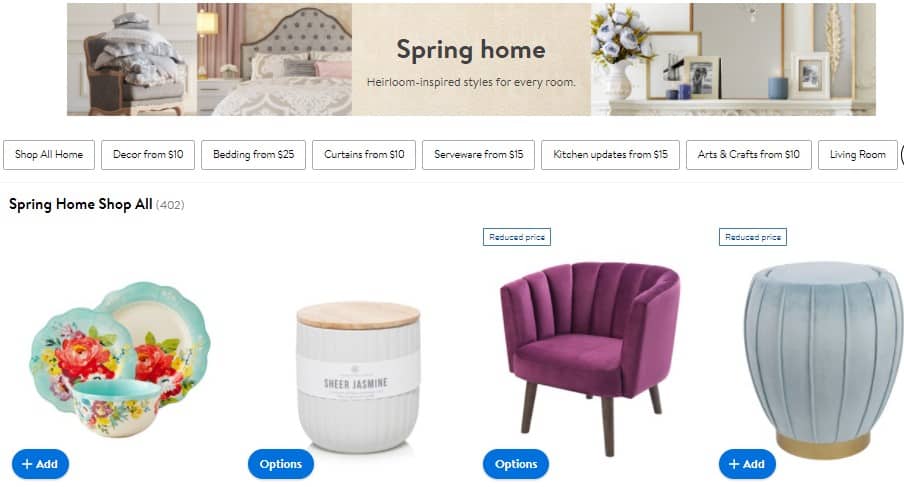 sell spring stuff for home 