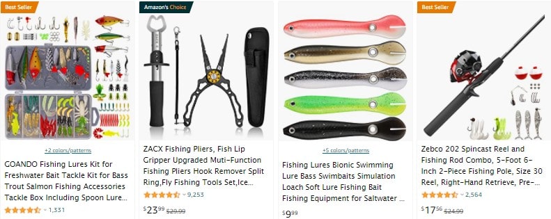 spring items for fishing