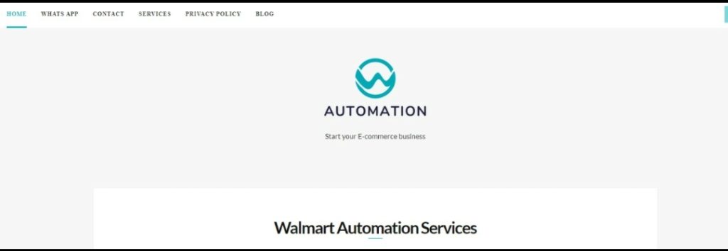 Walmart Automation service