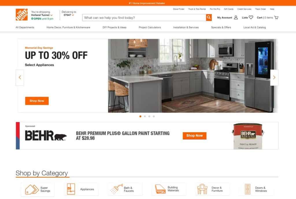 home depot usa dropshipping supplier