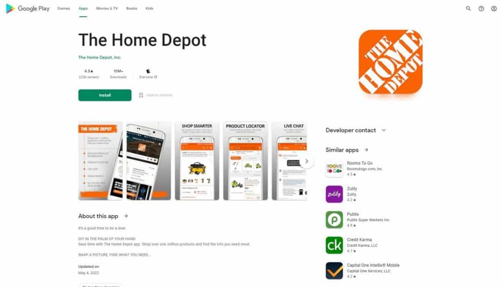 Find A Home Depot Near Me - Get The Home Depot App