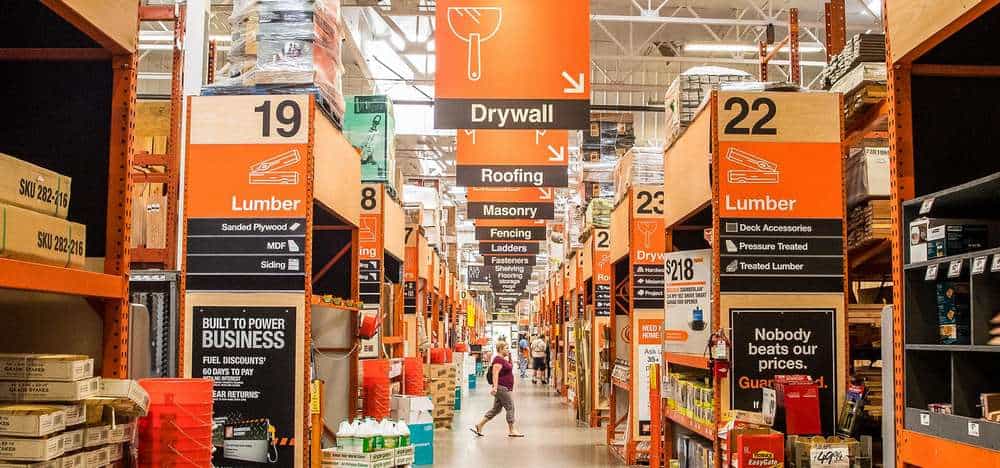 home depot inventory