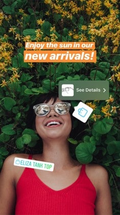 ig product stickers