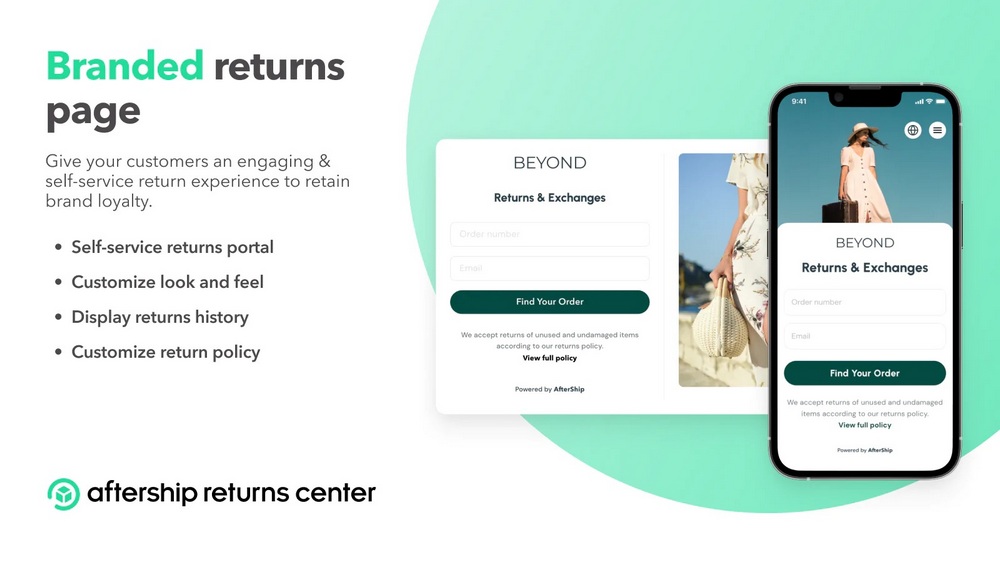 AfterShip is among the best Shopify extensions for returns