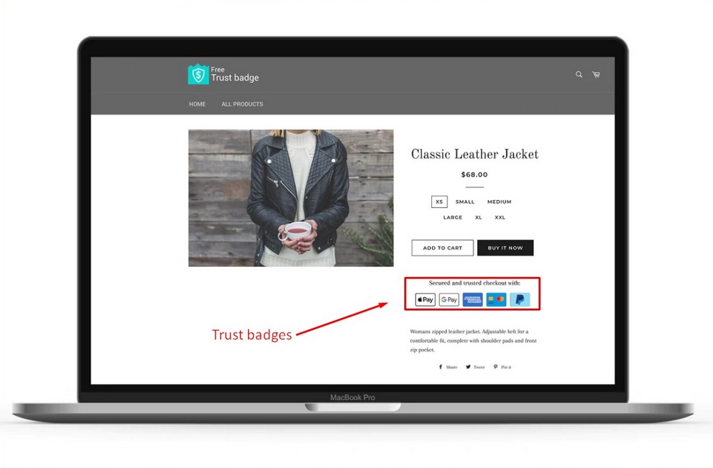 Free Trust Badge extensions for Shopify 