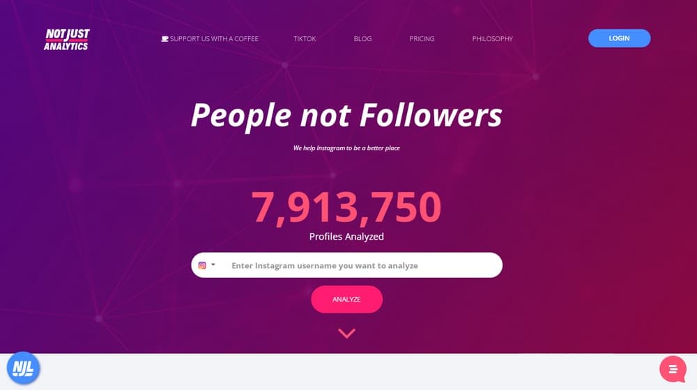 Not Just Analytics best Instagram analytics tools