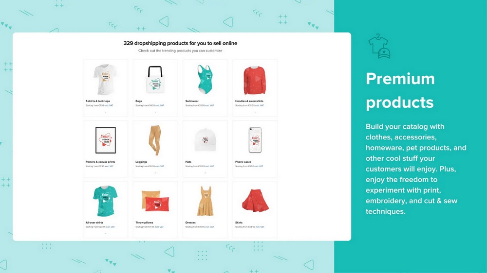 Printful is best Shopify print on demand extension