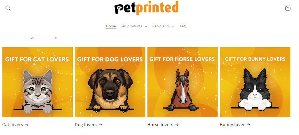 print on demand pet products