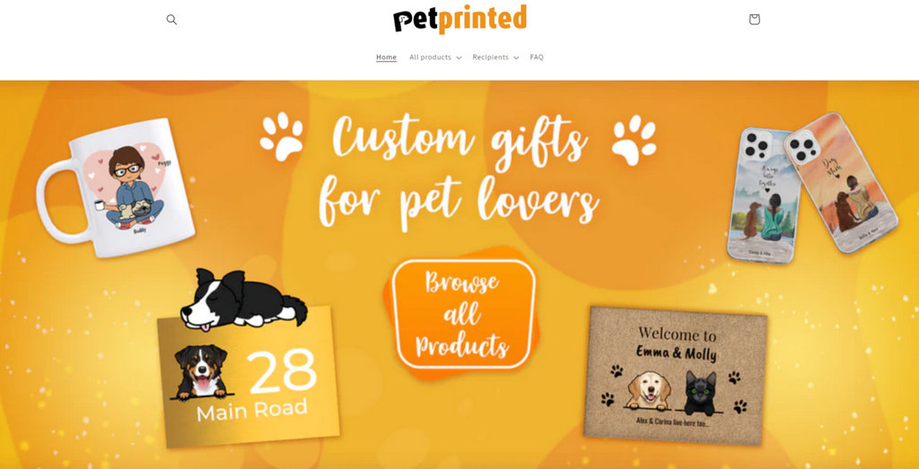 Dropshipping store pet shop