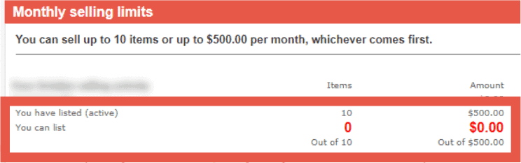 Selling Limits - How To Get Around & Increase Them