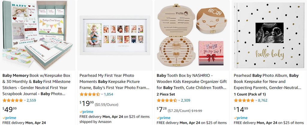 memory sets to dropship baby products