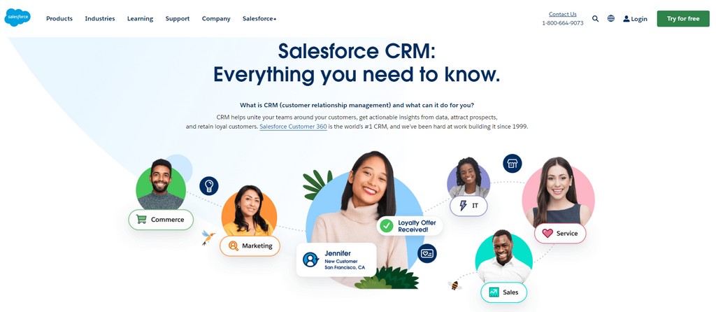 Salesforce CRM tools for eCommerce
