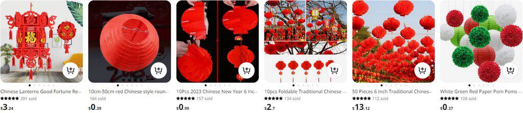chinese lanterns winter products
