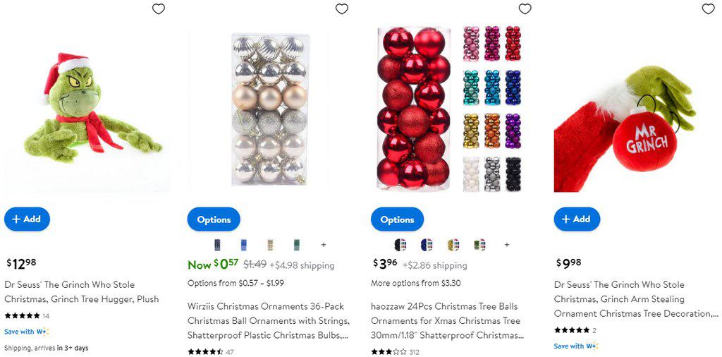 christmas tree accessories