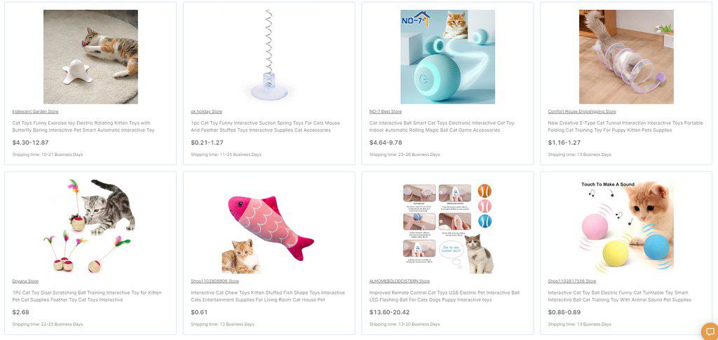 What do people buy most online - interactive toys for pets