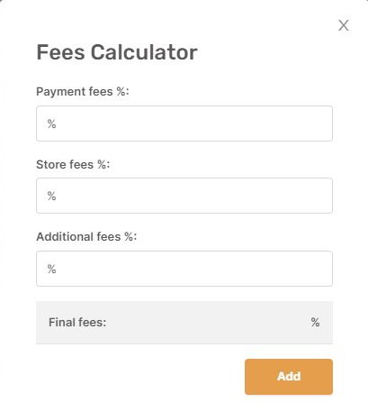 AutoDS Dropshipping Store Fee Calculator